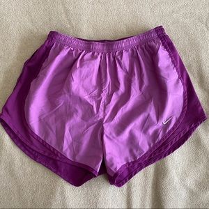 Purple Nike Tempo Shorts